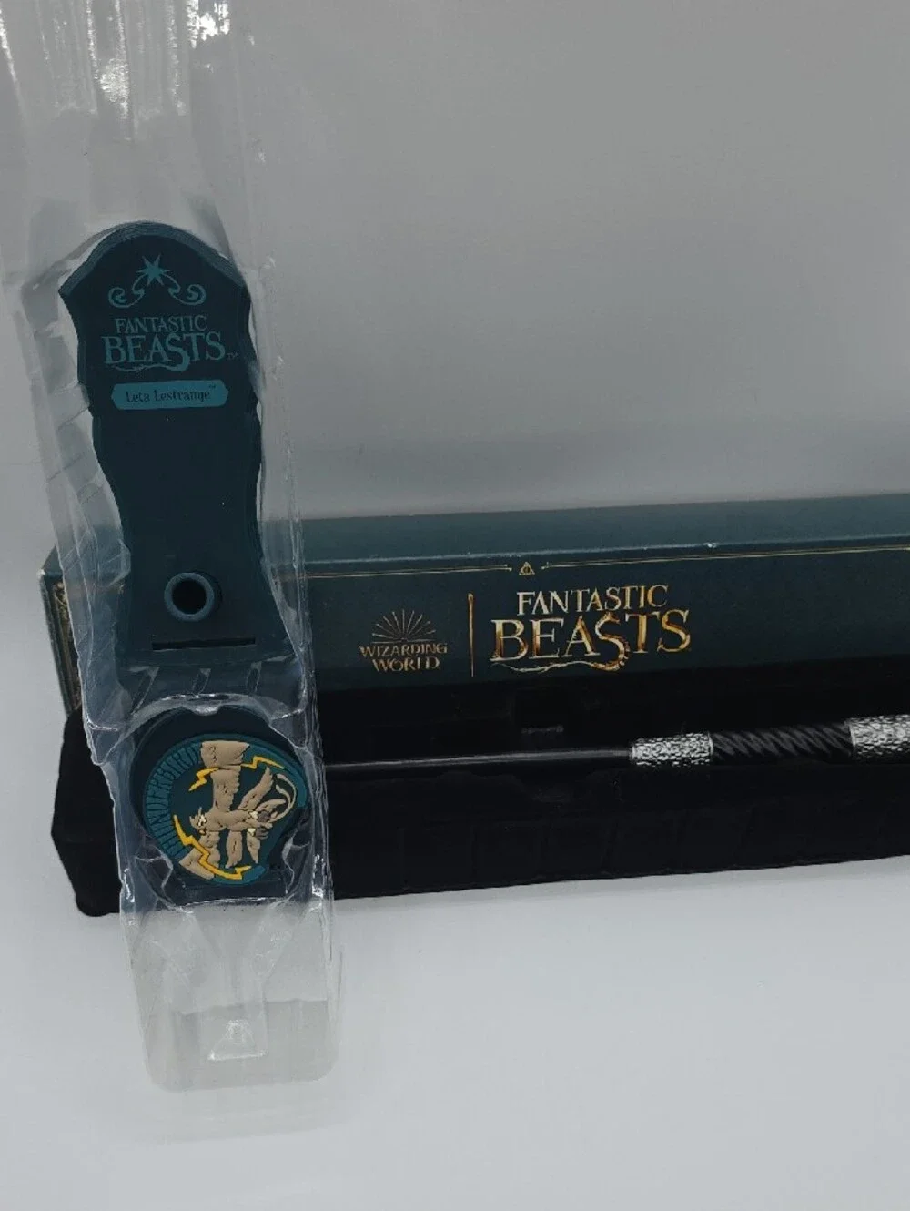 Fantastic Beasts Leta Lestrange Wand with Silver Accents And Stand